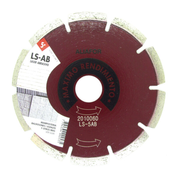 LS-5AB marron MASTERPACK 24 Discos Aliafor Laser p/concreto LS-AB 4.5C - ? 115 x 22,2