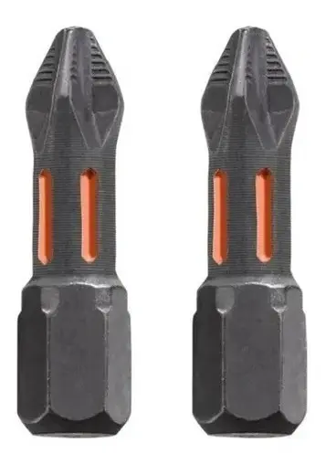 PUNTAS TORSION, 25mm - PH2 - 2 UNIDADES