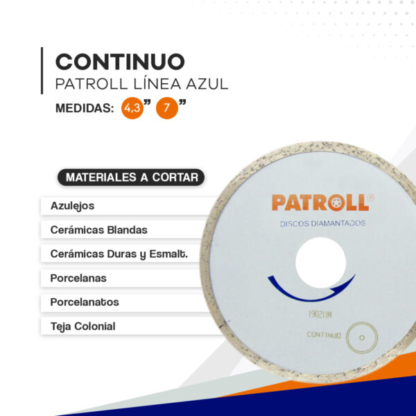 DISCO PATROLL CONTINUO 10"