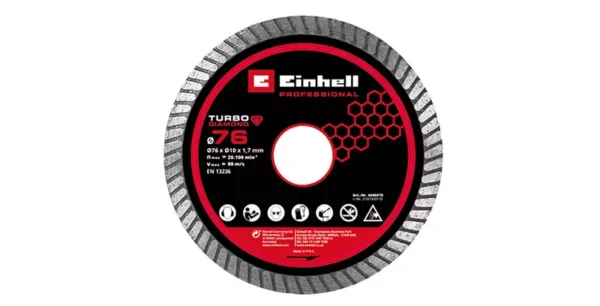 DISCO DE CORTE DIAMANTADO  Diamond Cutting Disc, ? 76 mm ACCESORIO