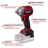 -FJPG-FWEBP TP-CW 18350-C Li BL - Solo 3 LLAVE DE IMPACTO INAL?MBRICA TP-CW 18/350-C Li BL - Solo PROFESSIONAL