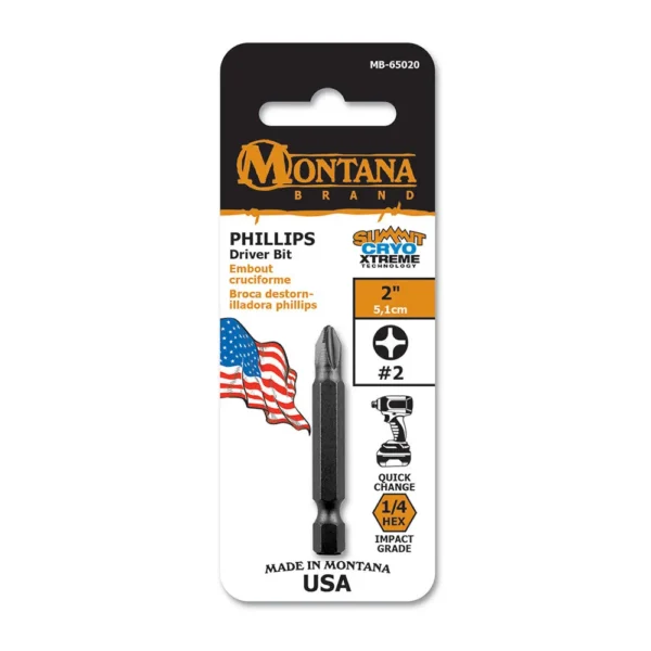 MONTANA MB-65020 PUNTA ATORNILLAR PHILLIPS MB-65020 PUNTA ATORNILLAR PHILLIPS #2