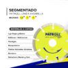 MASTERPACK 48 DISCOS PATROLL LINEA AMARILLA SEGMENTADOS DE 180 mm