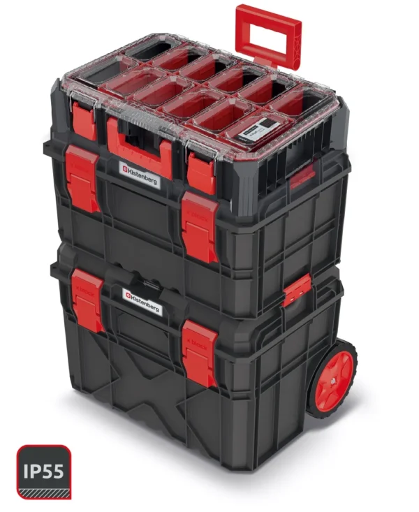 KISTENBERG SET CAJA CON RUEDAS X-BLOCK + ORGANIZADOR
