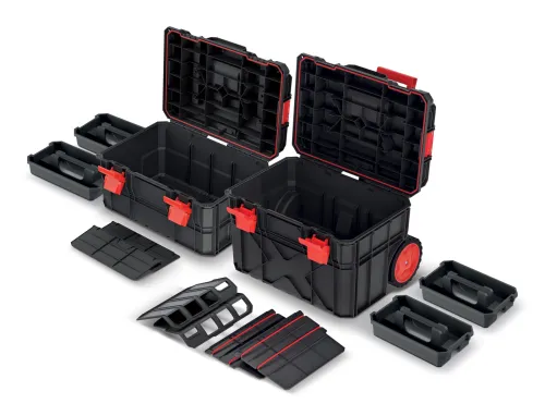 KISTENBERG SET CAJA CON RUEDAS X-BLOCK + ORGANIZADOR