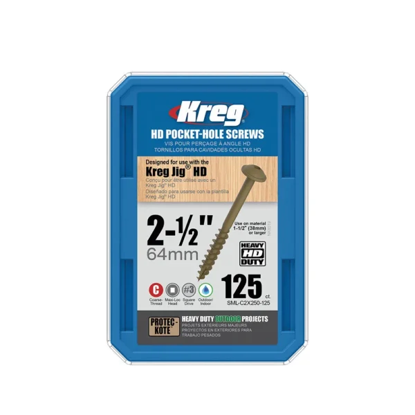 KREG SML-C2X250-125 TORNILLO 2 1/2 HD