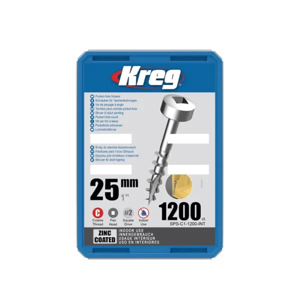 SPS-C1-1200 TORNILLO 1 KREG SPS-C1-1200 TORNILLO 1" 25mm