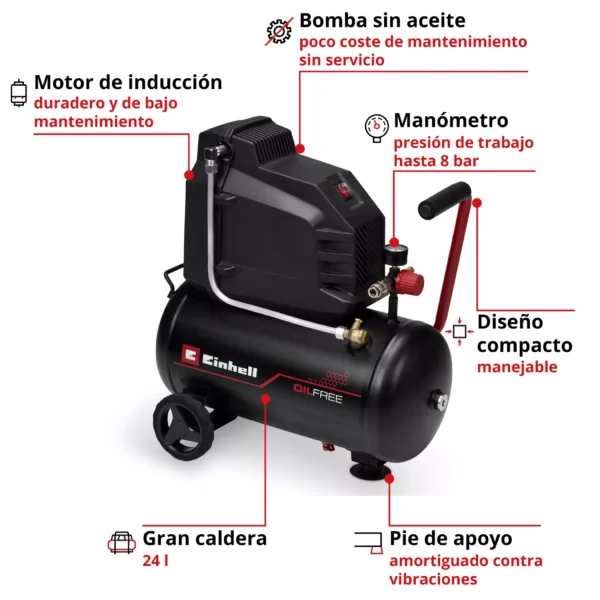 COMPRESOR DE AIRE  TC-AC 190/24/8 I OF CLASSIC