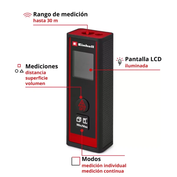 MEDIDOR DE DISTANCIA L?SER TC-LD 30 R CLASSIC