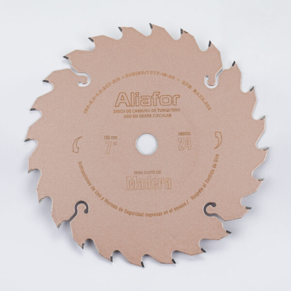 DISCO MADERA - 180?2.0?1.3?24T ? Int. 5/8"