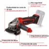 TE-AG 18115-2 Li - Solo 2 AMOLADORA INAL?MBRICA TE-AG 18/115-2 Li - Solo EXPERT
