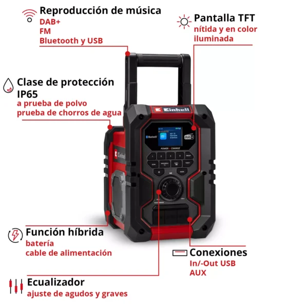 TE-CR 18 Li DAB+FMBT - Solo 2 RADIO INAL?MBRICA TE-CR 18 Li DAB+/FM/BT - Solo EXPERT