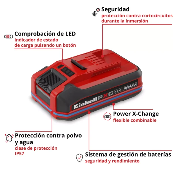 BATER?A PXC 3AH SELLADA AGUA Y POLVO