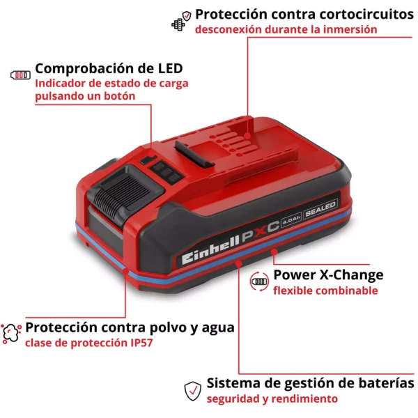 BATER?A PXC 4AH SELLADA AGUA Y POLVO