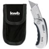 CUTTER PLEGABLE TRAPEZOIDAL CON BOLSILLO DE NYLON