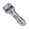49013810 2 RASCADOR DOMESTICO DE ACERO INOX. DOBLE CARA - 4,3cm