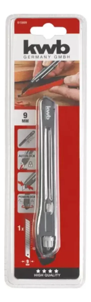 CUTTER POWERLOCK CON CUCHILLA DE SEGMENTOS - 9 mm