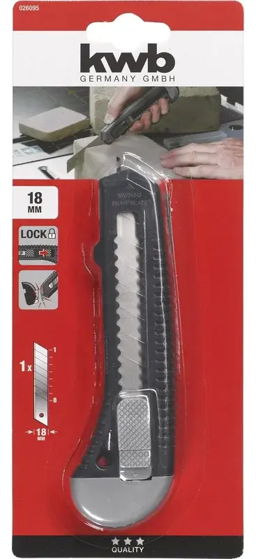 CUTTER ECO CON CUCHILLA - 18 mm