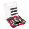 SET DE PUNTAS Y BOCA LLAVES DE 37 PZAS - Contiene puntas, boca llaves, porta puntas, llave criquet, extensor