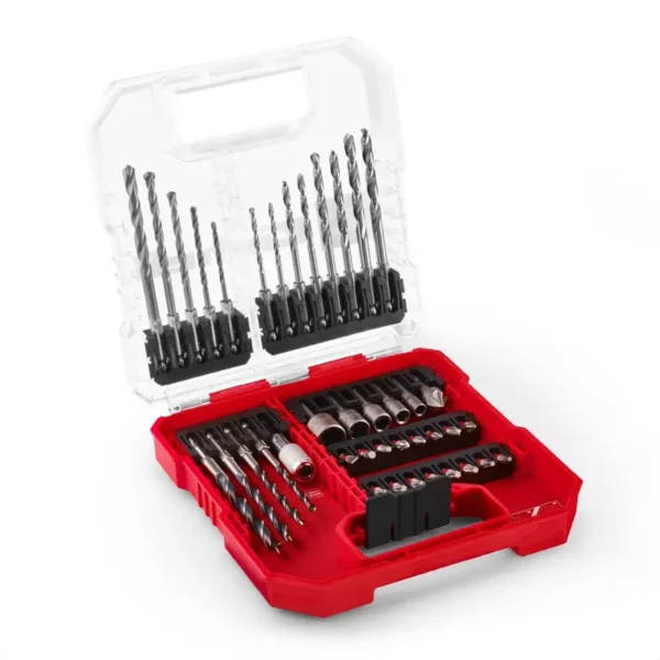 SET DE PUNTAS Y MECHAS 40 PZAS - Contiene puntas y mechas, avellanador, boca llaves, porta puntas