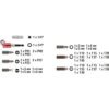 49118490 2 KIT DE PUNTAS - 32 piezas, con clip para el cintur?n, 30 puntas, inserci?n hexagonal 1/4", 25 mm, 1 soporte de cambio r?pido, 1 adaptador para vasos