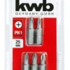 PUNTAS INDUSTRIAL STEEL BLISTER, 25?mm PH1 X 5 UNIDADES