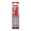 KIT DE PUNTAS DOBLES INDUS. STEEL, 1/4?, 6 PIEZAS. PH, PZ, PLANA Y HEX