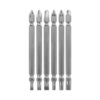 KIT DE PUNTAS DOBLES INDUS. STEEL, 1/4?, 6 PIEZAS. PH, PZ, PLANA Y HEX