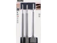 49247190 1 SET DE 3 CINCELES SDS x 250 mm(1 punta, 1 cincel y 1 cincel pala ancha)