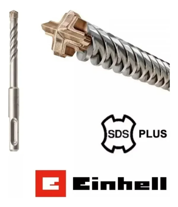 HB4X SDS PLUS PARA HORMIGON - 4 FILOS, 6mm x 160mm
