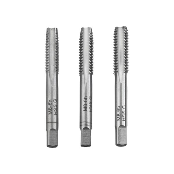 MACHO DE ROSCAR A MANO, 3 PIEZAS, M8 X 1,25 X 56 MM