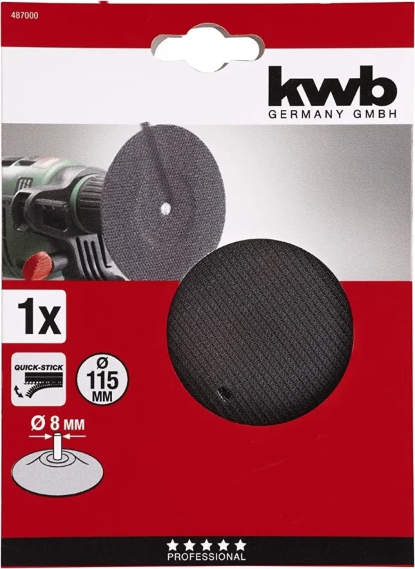 PLATO PARA TALADRO CON SISTEMA QUICK STICK - ?115mm
