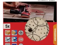 49490724 1 LIJAS REDONDAS PERFORACION UNIVERSAL - ? 125 - Grano 240 - x 5 unidades