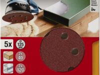DISCO DE LIJA CON SISTEMA QUICK-STICK. (2x40, 2x120, 1x240) - 5 unidades