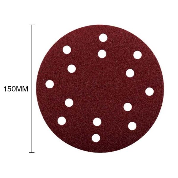 49492070 2 25 Discos abrasivos QUICK STICK, ? 150 mm, 9 x 60, 8 x 120, 8 x 180