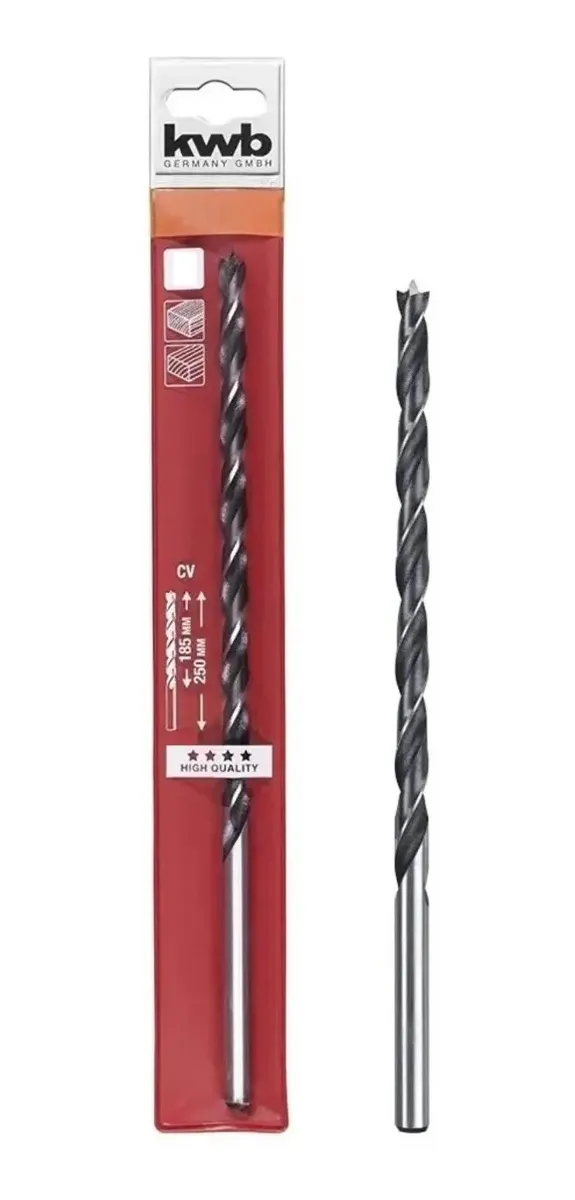 MECHA  DOBLE ESPIRAL P/MADERA EXTRA LARGA 400mm x 12mm