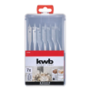 KIT DE MECHAS PALA, 7 PIEZAS: ?10mm, ?12mm, ?16mm, ?18mm, ?20mm, ?22mm y ?24mm