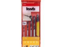 49513900 1 SET DE MECHAS PARA MADERA - 5 piezas. Encastre hexagonal, Incluye: 3.0, 4.0, 5.0, 6.0, 8.0 mm