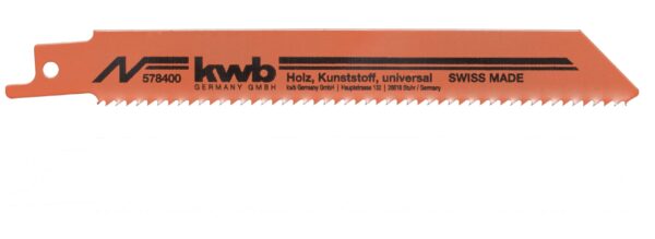 HOJAS DE SIERRA SABLE UNIVERSAL X 2 UNIDADES - Largo 153/130 - Corte Medio