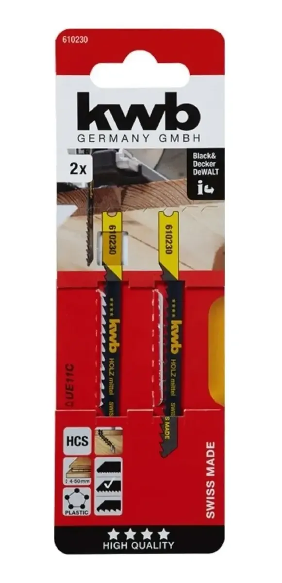 Hoja de calar 92/72 corte fino universal p/madera x 2 unidades