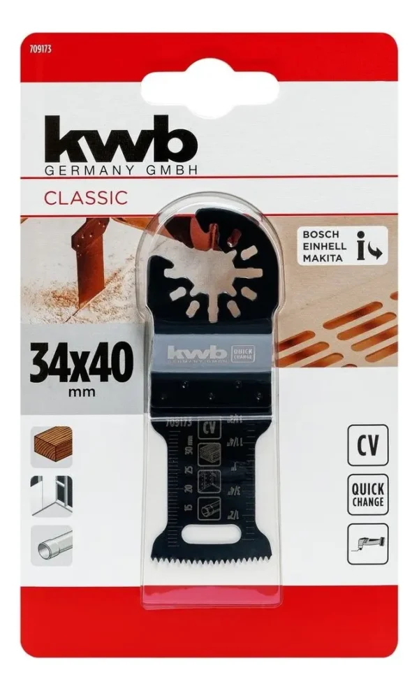 49709173 1 Hojas de sierra de inmersi?n CV para madera - 34 mm x 40 mm