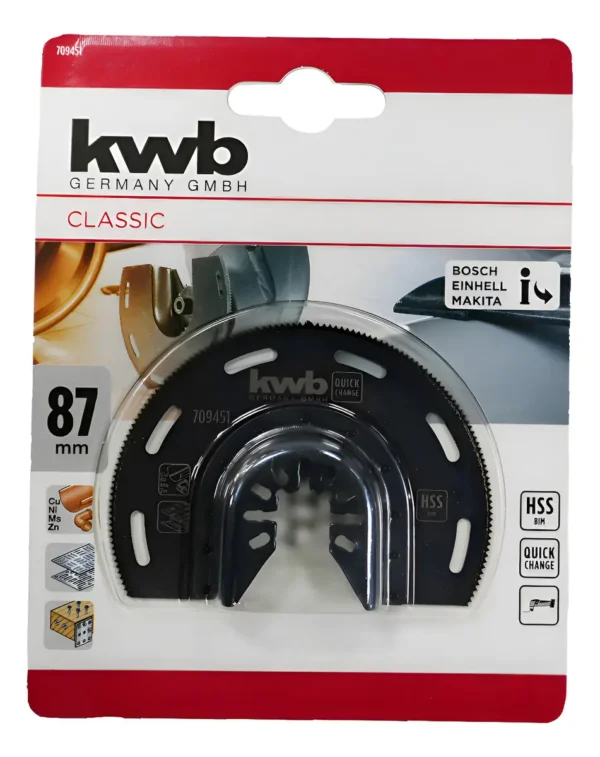 49709451 1 HOJA DE SIERRA BIM CON SOPORTE ABIERTO, SEMICIRCULAR - ? 88 mm