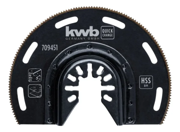 49709451 2 HOJA DE SIERRA BIM CON SOPORTE ABIERTO, SEMICIRCULAR - ? 88 mm