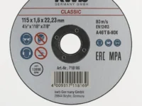 49711816 DISCOS DE CORTE PARA METAL, FINO - 115 MM X 1,6 MM
