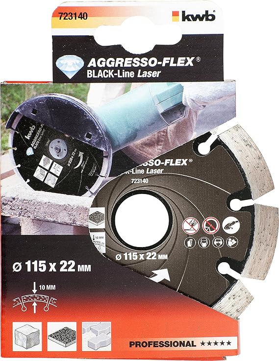 AGGRESSO-FLEX? BLACK-LINE DISCOS DE CORTE DIAMANTE - ? 115 X 22 X 2,2 MM