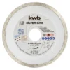 DISCO DE CORTE DE DIAMANTE CONTINUO SILVER LINE - 115 X 22,23 X 1,9 MM