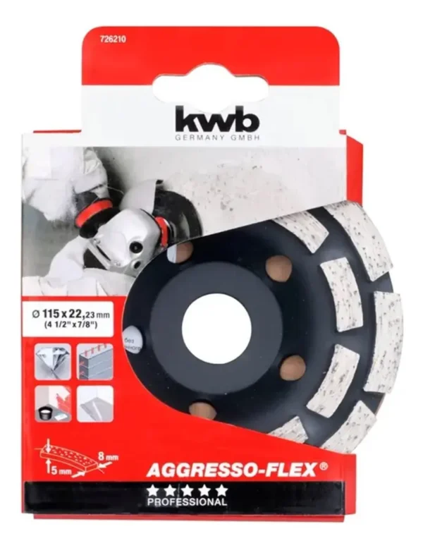 DISCO AGGRESO-FLEX DIAMOND, 2 FILAS - ?115 mm