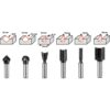 KIT ACCESESORIOS PARA ROUTER 12 PIEZAS V?STAGO 8 MM