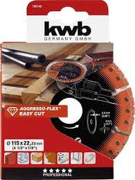 DISCO DE CORTE DE DIAMANTE UNIVERSAL, AGGRESSO-FLEX? MULTI CUT - ? 115 x 22,23 X 2,2 mm
