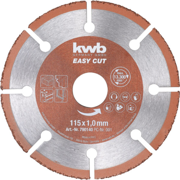 49790140 2 DISCO DE CORTE DE DIAMANTE UNIVERSAL, AGGRESSO-FLEX? MULTI CUT - ? 115 x 22,23 X 1 mm